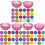 75Pcs Multi Colored Hollow Plastic Balls for Party Raffle and Drawing 8