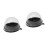 100Pcs Black Plastic Cake Boxes Food Grade Waterproof Gift Packaging 4
