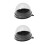 100Pcs Black Plastic Cake Boxes Food Grade Waterproof Gift Packaging 5
