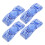 12Pcs Small Blue Universal Buckles for Swimming Goggles Quick Release 2