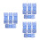 12Pcs Small Blue Universal Buckles for Swimming Goggles Quick Release 4