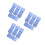 12Pcs Small Blue Universal Buckles for Swimming Goggles Quick Release 6