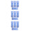 12Pcs Small Blue Universal Buckles for Swimming Goggles Quick Release 8