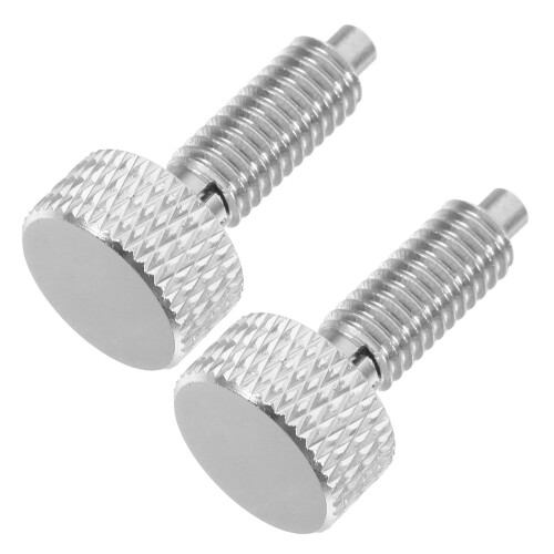 6Pcs Silver Quick Release Spring Loaded Latch Pin with Knurled Handle 2