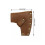 3Pièces Cuir Marron Étuis Protecteurs Pliable Utiles 11