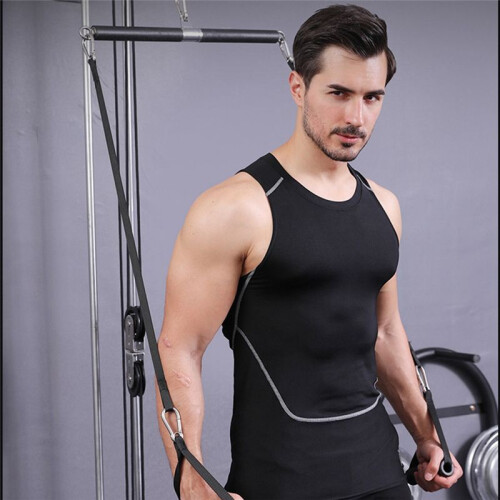 Triceps Biceps Lat Pull Down-Tillbehör Träningsvikt för Hemmagym, Bodybuildingutrustning 2