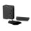 For   2 Console Exhaust Radiator with Temperature Display Strong Winds and Rapid Cooling Black 2