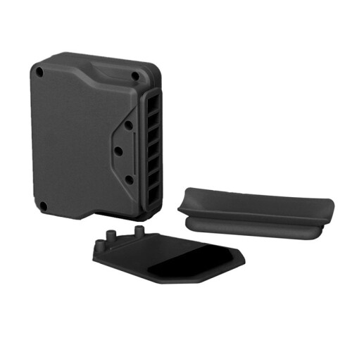 For   2 Console Exhaust Radiator with Temperature Display Strong Winds and Rapid Cooling Black