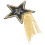 2Pcs Delicate Star Shaped Resin Patch Iron on DIY Clothes Decoration 10