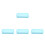 4Pcs Blue Durable Plastic Pencil Case Large Capacity for School Desk 4