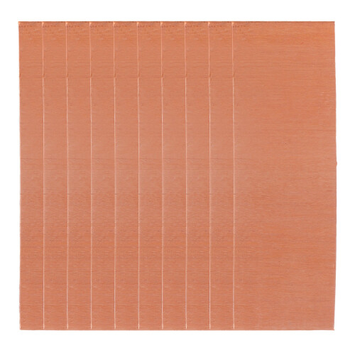 50Pcs Rose Gold Experiment Sheets for Fruit Battery Physics Teaching 2