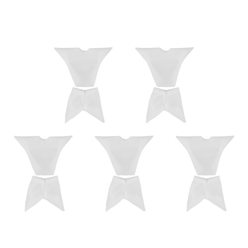 5Pièces Hauts Élastiques Blancs Confortables Pour Poupées Bjd Ob11 2