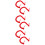 6Pcs Spring-Loaded Red Coiled Telephone Cords Durable Phone Cables 9