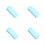 4Pcs Blue Durable Plastic Pencil Case Large Capacity for School Desk 9