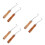 6Pcs Beekeeping Tool Beeswax Cleaning Hook Safe Assorted Colors 7