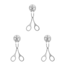 3Pcs Silver Stainless Steel Meatball Shaper Spoon Kitchen Cooking Tool