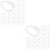 40Pcs ABS Music Box Pull String Replacement Handle White 7