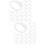 40Pcs ABS Music Box Pull String Replacement Handle White 8