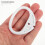 40Pcs ABS Music Box Pull String Replacement Handle White 11