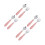 4Sets Compact Pink Baby Spoon Fork Training Utensils Stainless Steel 9