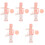 5St Schattige Roze Bubbelblaasmachine ABS Voor Kinderfeest 4