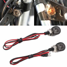 Mini LED Turn Signal Light 12V Amber Smoke Housing