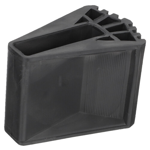 3Pièces Protège Pieds D'échelle En Caoutchouc Noir Durable Stable 1
