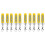 10pcs 433MHz Remote Control Compact Wireless Duplicator for Garage Doors Gates Systems Universal Compatibility Yellow 1