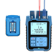 Medidor de Potência Óptica Localizador Visual de Falhas Teste de Cabo de Rede Testador de Fibra Óptica 20mw VFL 5 VFL Teste de Rede