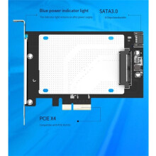 2.5-Inch U.2 to PCI-E 4.0 X4 X8 X16 Adapter Card for U.2 NVMe SSD PCIe 4.0 X4 Full Speed for 6TB 2.5 Inch SSD/HDD