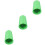 3Pièces Tunnel Flexible Hamster Vert Animal Cacher 6