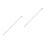 2Pcs Silver Table Soccer Poles Iron Foosball Table Parts Replacement 7