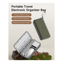 HAGIBIS Electronic Organizer Waterproof Large Capacity Digital Storage Bag Hard Shell Multifunction Earphone Wire Pouch