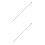 2Pcs Silver Table Soccer Poles Iron Foosball Table Parts Replacement 9