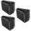 3Pièces Protège Pieds D'échelle En Caoutchouc Noir Durable Stable 7