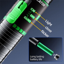 SAIVXIAN Visual Fault Locator Rechargeable Fiber Optic Green Light Pen 30MW Fiber Optic Tester Strong Light Passage Pen Test