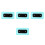 4Pièces Patch Queue Surf PVC Protection Rapidité 4