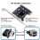 PCI-E to USB 3.0 Expansion Card 5Gpbs PCI Express Card 19/20 Pin Header for Type C Front Panel Mount Adapter 3