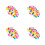280Pcs Durable Plastic Mini Balls for Lucky Draw Raffle Game Use 5