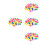 280Pcs Durable Plastic Mini Balls for Lucky Draw Raffle Game Use 9