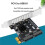 PCI-E to USB 3.0 Expansion Card 5Gpbs PCI Express Card 19/20 Pin Header for Type C Front Panel Mount Adapter 9