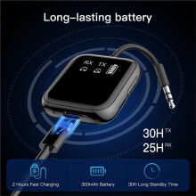 5.4 Transmitter Receiver,for Gaming/TV/PC/Gym,2-in-1 Dual Mode for 2 Devices, AptX Adaptive HD Audio