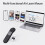 D13Pro Air Mouse with Touchpad Wireless PPT Pointer  2.4G Remote Control for PowerPoint/Tablet/Camera A 8