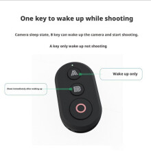 Remote Control for Osmo Action 4/5 Pro, Wireless with Wrist Strap, One-Key Wake-, Compatible with Action Cameras