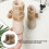 1Paire Chaussures Bébé Beige En Molleton, Bottes Pré- Chaudes 4