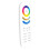 Remote Control Dimmer with RGB Color Temperature Brightness Saturation Adjustable 8 Zones 9 Lighting Modes 8