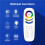 Remote Control Dimmer with RGB Color Temperature Brightness Saturation Adjustable 8 Zones 9 Lighting Modes 9