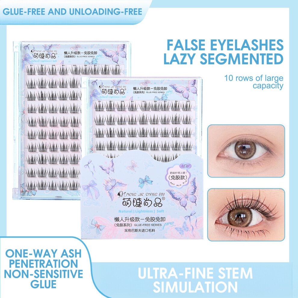 Reach-Tools Pre-Glued Lower Lash Clusters, Beginner-Friendly