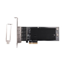 PCIe 4-Poorts 2.5G RJ45-Netwerkkaart I226-Chips PCI Express 100/1000M/2500Mbp Gigabit Ethernet-Adapterkaart voor Pc-Laptop
