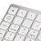 Numeric Keyboard 28Keys Portable Wireless Keyboard for Tablet PC Laptop Rechargeable Numpad Digital 3